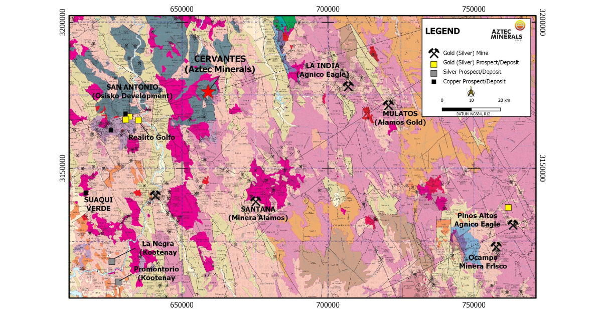 Aztec Completes First Holes Of Phase Core Drilling Program At Its