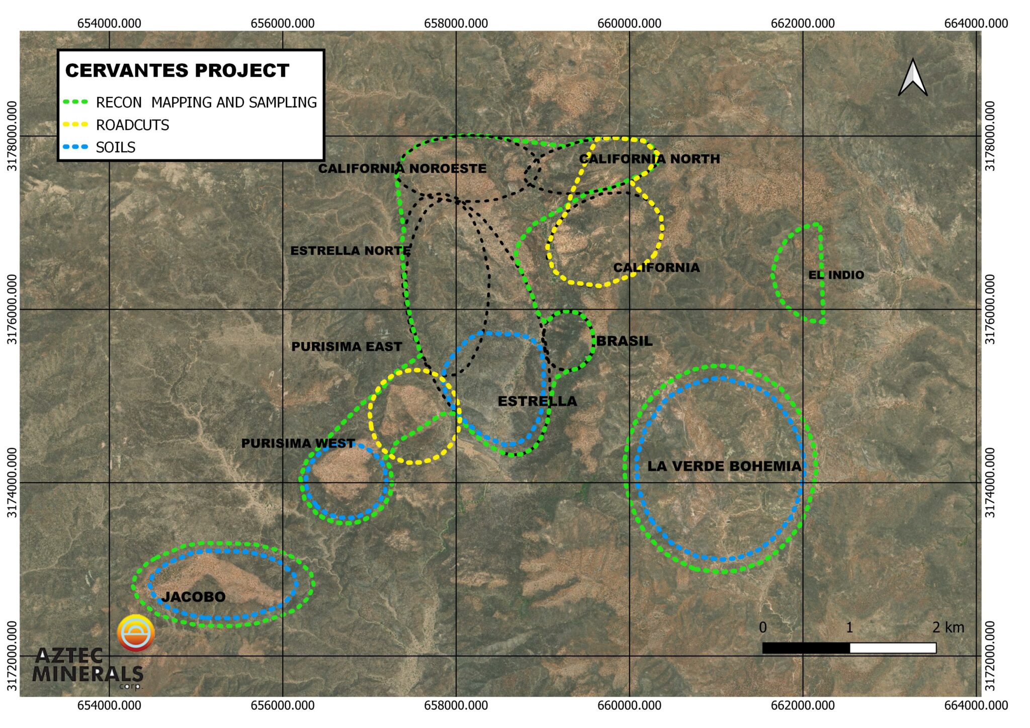 Aztec Plans Two Phase CAD 1 2 Million Exploration Program At Cervantes